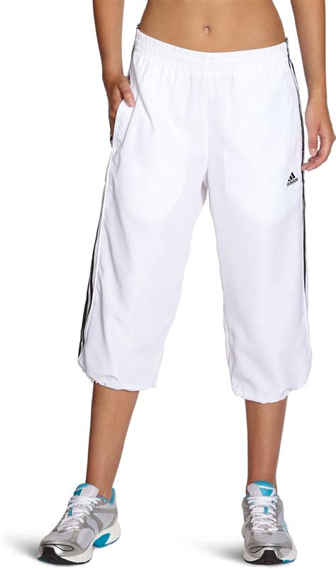 adidas damen 3/4 webhose weiß|Shop 3/4 Pants Women's .